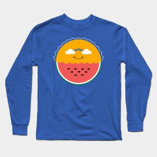 Sun and watermelon Long Sleeve T-Shirt